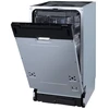 Indaplovė Gorenje Diskmaskin GV561D10 BK070, Fully built-in, Slimline (45 cm), Baltas, Standard (80 - 85 cm), Juodas, Mygtukai