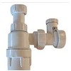 Gottfred P Multikwik Anti-Vac P-sifonas - 32 mm baltas reguliuojamas