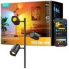 Govee LED grindų lempa su 3 galvutėmis, 157 cm, juoda, H60B2