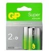 GP Baterija Baterija - GP LR20 Super Alkaline 2BL Ilgalaikė Energija