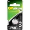 GP Battery GP baterijos ličio elementas CR2016, Vienkartinės baterijos, CR2016, Ličio, 3 V, 1 vnt., Nerūdijančio plieno