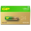 GP Battery GP baterijos Ultra Alkaline GP15AU, Vienkartinės baterijos, AA, LR06, Šarminės, 1,5 V, 24 vnt., Cd (kadmis), Hg (gyvsidabris)
