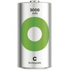 GP Battery GP Baterijos Recyko 3000 C, 3000 mAh, Nikelio-metalo hidrido (NiMH), C, 1,2 V, Žalia, Sidabrinė, 2 vnt.