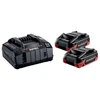 Metabo METABO akumuliatorius 18V 4,0Ah LIHD XTREME 2vnt.. + Įkroviklis ASC 290