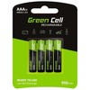 GREENCELL „Žalias Cell GR03“, Įkraunama baterija, AAA, Nikelio-metalo hidrido (NiMH), 1,2 V, 4 vnt., 950 mAh
