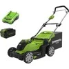 Greenworks G40LM41 akumuliatorinė vejapjovė 40 V – su 4 Ah baterija ir įkrovikliu