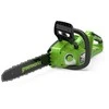 Grandininis pjūklas Greenworks GD24X2CS36; 2x24 V; 36 cm juosta (be akumuliatoriaus ir pakrovėjo)