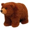 Grizzlybjørn Plysbamse 25x15 cm - All About Nature