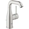 Grohe Essence M praustuvo maišytuvas su dugno vožtuvu, supersteel