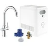 Mėlynas GROHE Mėlyna Professional. chromuotas