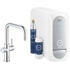 GROHE Mėlyna Home vienasvirtis U formos maišytuvas su filtravimo sistema, chromo spalva