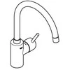 Grohe Concetto paaukštintas praustuvo maišytuvas. nerūd. plienas