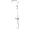 GROHE dušo sistema „Rainshower SmartActive“, 111,8 cm, 1,75 m, sieninis, chromuotas, G1/2