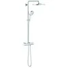 GROHE dušo sistema „Rainshower SmartActive“, 111,8 cm, 1,75 m, sieninis, chromuotas, G1/2