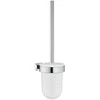 Grohe Essentials Cube wc šepetys su laikikliu, chromas