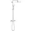 Grohe dušo sistema su termostatu „Rainshower Mono 310“, rankiniu dušu „Euphoria 110 Massage“, 9,5 l/min., chromuota (Pažeista pakuotė)