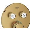 Grohe SmartControl potinkinis dušo termostatas, brushed auksinis