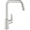 GROHE 30470DC0, Standartinis, Plienas, Svirtinės rankenos, Vienguba, Super plienas, U tipo