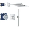 Grohe SmartControl Vitalio SmartActive 310 Cube potinkinė termostatinė dušo sistema, chromas