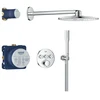 Potinkinė dušo sistema su potinkine dalimi GROHE Precision SmartControl su Vitalio SmartActive 310, chromo spalva