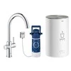 Grohe RAUDONAS DUO SNANGAS IR CROMAS KATILAS