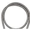 Grohe Relexa plati metalinė žarna - praustuvo maišytuvui, kurio apimtis 1500 mm.