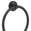Grohe towel ring Start, matt juodas