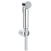 Grohe Tempesta-F bidė dušelis su srovės paleidimo mygtuku, sieniniu laikikliu ir žarna 150 cm, chromas
