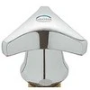 Grohe Oberteil 45968 mit Trecorn Griff Markierung blau 1/2" chrom
