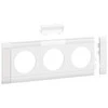 Hager diafragma 75dBD 3f. OT 80mm HF eismo balta (75dBD)