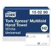 Tork „Xpress H2 Multifold“ dvisluoksniai rankšluosčiai, balti, 100 % perdirbti – (21 pakuotė x 226 vnt./dėžutėje)