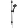 Hansgrohe rokas dušas komplekts Activera Select S 95 2jet EcoSmart ar stieni Varia 720 mm, matēts juodas
