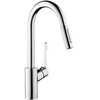 Hansgrohe HG „pasidaryk pats“ Cento XL virtuvinis maišytuvas su ištraukiamu chromuotu snapeliu HG nr. 14803
