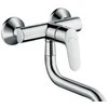 Hansgrohe virtuves izlietnes maisītājs Focus M41 1jet, no sienas, hroms