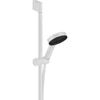 hansgrohe Pulsify Select S dušo rinkinys 105 3jet, 65 cm bėgelis, matinė balta