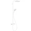 „Hansgrohe Raindance Select S Showerpipe 240 Powder“ lietaus kilimėlis, HVID