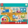 Hape Statybinių transporto priemonių kaiščių dėlionė