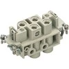 Harting 09 38 006 2601 Kaiščio įdėklas Han® Com 4 + 2 + PE Varžtai 1 vnt.