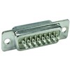 Harting 9 kontaktų D-sub jungtis, montuojama ant skydo, 2,77 mm žingsnis