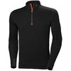 Helly Hansen Lifa Merino Zip Juodas termo marškinėliai