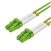 helos LWL Patchkabel OM5 Duplex 2,0mm LC-LC 50/125µm lindgrün 1m LSZH
