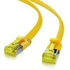 „helos“ jungiamasis kabelis „Cat 6a“ itin plonas U/FTP RJ45 geltonas 7,5 m AWG32
