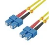 „helos“ optinio pluošto jungiamasis kabelis OS2 duplex 3,0 mm SC-SC 9/125 µm geltonas 15 m LSZH