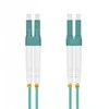 helos LWL Patchkabel OM3 Duplex 3,0mm LC-LC 50/125µm aqua 1,5m LSZH