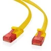 helos Patchkabel Cat 6 Ultraflach U/UTP RJ45 gelb 20m AWG32