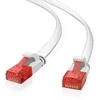 „helos“ jungiamasis kabelis „Cat 6 Ultraflach U/UTP RJ45“ baltas 7,5m AWG32