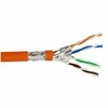 helos Cat.7 Verlegekabel AWG 23 LSZH 1000MHz CPR Dca 500m Trommel oranžinis