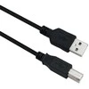 helos Anschlusskabel, USB 2.0 A Stecker/B Stecker, 3,0m, juodas