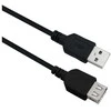 helos Verlängerungskabel, USB 2.0 A Stecker/A Buchse, 3,0m, juodas