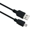 helos Anschlusskabel, USB 2.0 A Stecker/B Mini 5-pin Stecker, 2,0m, juodas